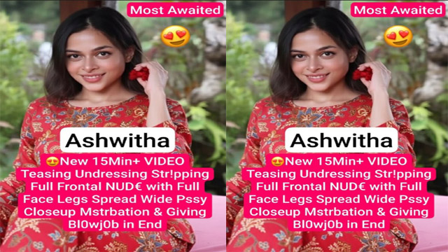 Ashw!tha Most Awaited New Teasing – Closeup Mstrbation Video