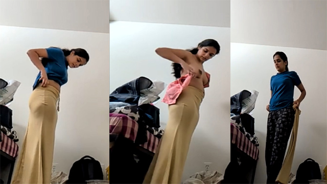 Indian Mallu Sister – Dress Change Video Watch Free