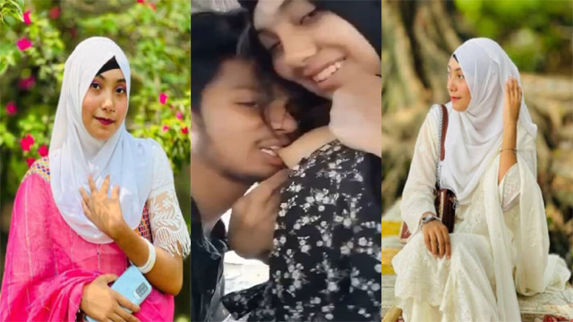 Horny Hijabi Girl Outdoor Kissing Smooching Boobs Download