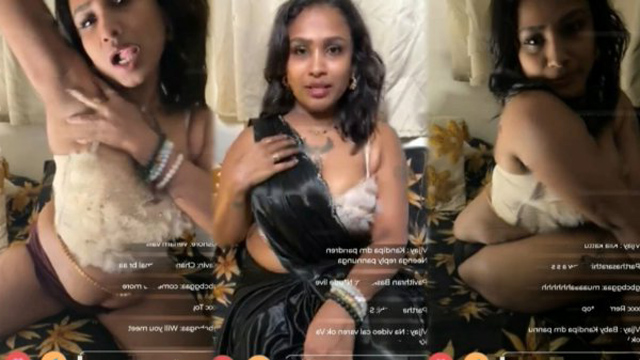Tamil Fashion Icon Veena Thara Live Naked mms