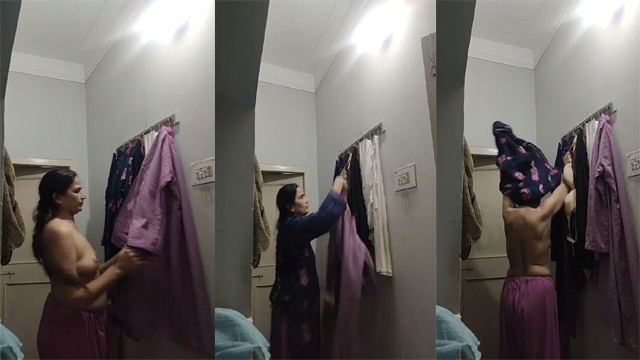 Bhabhi Changing Clothes – Hidden Captured Mms