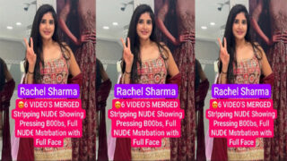 Rachel Sharma Stripping – Showing Pressing Boobs Mms Video