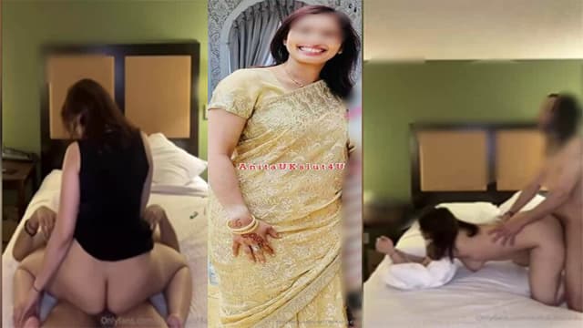 Desi Hotwife Anitaukslut4u Doggy Riding Bull Clip