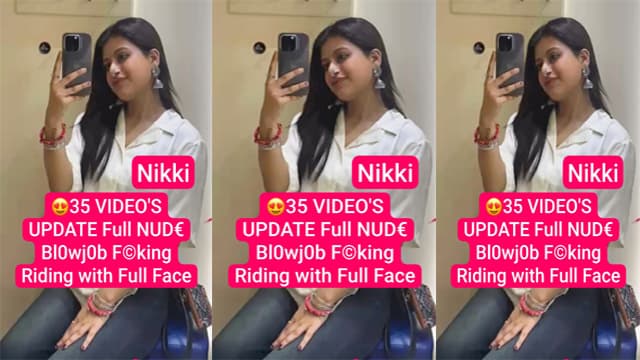 Niharika Aka Nikki Most Blowjob Riding Hard Chudai Full Face